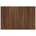 Miniatyrbillede 2 af 5: Hovedgærde til seng soveværelse møbel 120 x 1,5 x 80 cm MDF brun TDL0203589