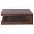 Miniatyrbillede 2 af 5: Sofabord stuebord rummelig hylde 40 x 110 x 60 cm MDF egetræsånd 04_0008428 kastanj