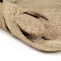 Pikkukuva 2 / 5: Matto - Jute - Käsintehty - Pyöreä - Beige - Luonnollinen