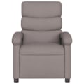 Miniatyrbillede 2 af 6: Fauteuil relax TV med komfortabel polstring, manuel vippefunktion i taupe stof DEC028181 Guld