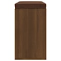 Miniatyrbillede 3 af 4: Skoopbevaringsbænk 10 rum 103 x 30 x 48 cm ingeniørtræ farve egetræ brun DEC024864 Brun