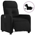 Miniatyrbillede 2 af 6: Fauteuil relax TV med elektrisk hældningsfunktion, meget komfortabel i sort stof DEC028488 Svart