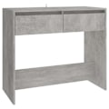 Pikkukuva 1 / 5: Moderni sisäänkäynnin konsolipöytä laatikoilla 89 x 41 x 76,5 cm harmaata tekopuu DEC032018 kastanj