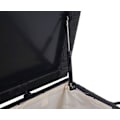 Miniatyrbillede 6 af 6: Opbevaringskiste til have i sort polyrotin 63x135x52cm 320l 04_0002575 Svart