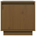 Pikkukuva 2 / 6: 2 kpl yöpöytiä ovikomponentilla 40 x 30 x 40 cm mäntypuusta, hunajavärinen DEC035916 kastanj