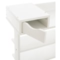 Miniatyrbillede 5 af 6: Sko opbevaringsmøbel med skuffe og hylder i hvid MDF 10_0003617 hvid