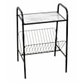 Miniatyrbillede 2 af 3: Side table / magazine rack in black steel