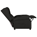 Miniatyrbillede 6 af 6: Fauteuil relax TV med komfortabelt polstring i sort stof DEC028106 Svart