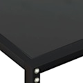 Miniatyrbillede 4 af 5: Bordkonsolbord 220 x 35 x 75,5 cm hærdet glas og sort stål DEC032138 Svart