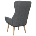 Miniatyrbild 4 av 6: Soffa lounge fåtölj i modern design i mörkgrått tyg DEC026691 Grå