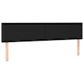 Miniatyrbillede 2 af 5: Hovedgærde - LED - Sort - 200x78/88 cm - Syntetisk læder - Moderne design Svart