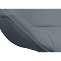 Pikkukuva 6 / 6: 2 kpl baarijakkaroita x1 koristeompeleilla harmaasta PVC:stä, musta metallijalusta, 10_0004454 Grå