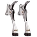Dörrstopp 2-pack Sparkdörrstopp Justerbar höjd och gummispets 10 cm Dörrhållare