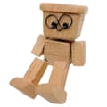 Skakande Träfigur Nyhet Handgjord Skrivbordsleksak Julklappsidé C