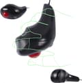 Tumstyrd handhållen trådbunden trackball-mus