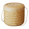 Inhemsk Vävd Hållare Bambuskorg Bambu 20x20cm Dammtät 1-pack
