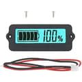 12V LY6W Blybatteri Kapacitetsindikator LCD Digital Display Mätare Litiumbatteri Strömdetektor Voltmeter (Blå)