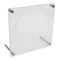 Transparent Akryl CD Displayställ för Skrivbord Perfekt för DIY Hantverk, Sovrum & Vardagsrumsdekoration, Visning