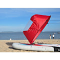 Miniatyrbilde 1 av 4: Kajakkseil 42 Tommer Slitesterk Medvindsseil SUP Paddle Board Øyeblikkelig Popup for Kajakk Båt Seilbåt Kano Sammenleggbar{HH}