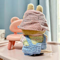 Miniatyrbild 5 av 5: (Endast Kläder) Andra Generationens Labubu Monster Have A Seat Series Söt Docka Utklädningsleksak Ornament Endast Kläder Gåva 3 3 Only Clothes