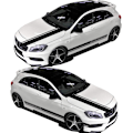 Miniatyrbild 1 av 6: Universella Sport Racing Stripe Dekaler och Stickers för Bilar