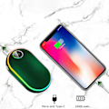 Miniatyrbillede 2 af 6: Genopladelig håndvarmer, 10000mAh elektrisk håndvarmer med dobbeltsidet varme, bærbar lommevarmer, perfekt til varmeterapi