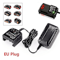 Pikkukuva 4 / 4: 10.8V 14.4V 20V Korvaava Laturi Black&Decker Li-ion Akku Sähköporakone Ruuvimeisseli Sähkötyökalun Akku EU Pistoke Lbx20-AD8-{hh}