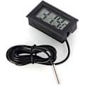 Miniatyrbild 2 av 5: Digital LCD Termometer Temperaturmätare med Extern Sond för Kyl Frys Kylskåp Akvarium - Svart Batteri Ingår Ej