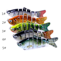 Miniatyrbilde 3 av 5: 1 stk. Leddet Crankbait 6 Seksjoner Swimbait Fiske Lokkemiddel 11cm Kunstig Asp Gjedde Fiskeutstyr{hh} 5