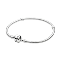 Miniatyrbillede 1 af 5: Pandora Slange Armbånd med Cylinderlås og Sterling Sølv, 50% Rabat{HH} a1 20cm