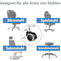 Miniatyrbild 5 av 5: 5-pack kontorsstolshjul 11 mm / 22 mm Ersättningshjul för hårda golv för gamingstolar, svängstolar, Pr{HH}