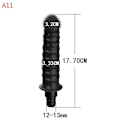 Miniatyrbilde 1 av 5: Universal Fascia Gun Massasjehode Multi Speed ​​Vibrerende Massasjestav for Kroppen