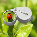 Miniatyrbillede 2 af 5: 3 stk. 10X / 20X / 30X Juveler Lup Glas Diamant Lup Metal