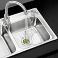 Miniatyrbillede 3 af 4: 2 PCS Kitchen Sink Strainer Basket Stainless Steel Sink Drain Filter Kitchen Tools and Gadgets Sink Filter, Large