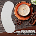 Miniatyrbillede 5 af 5: 400 stk. Perculator Kaffefiltre, Ublegede, 3,75 tommer Engangs Kaffefiltre, Counter Kaffefiltre (LGL) White