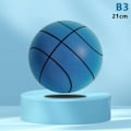 Miniatyrbillede 1 af 8: Stille indendørs basketball til børn og voksne, blå Blue 21CM