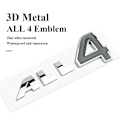 Pikkukuva 3 / 5: 3D Metallinen Musta Punainen All 4 Logo All4 -tunnus Kirjaimet Automerkki Tarra Mini Countryman R60 S Cooper S All 4 Tarra Lisätarvikkeet
