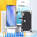 Miniatyrbilde 2 av 2: Erstatningsskjerm for iPhone 11 Pro Max svart {hh] black only the screen