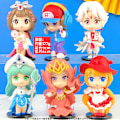 Pikkukuva 1 / 11: Pink Ruby Pieni Majava Blind Box Söpö Lelu Nukke Auto Kakku Koristeet Gachapon Nukkekone King 2 - Bag Pack (Whole Set Price)