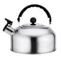 Miniatyrbild 2 av 2: 3L Vattenkokare i rostfritt stål med vissla för induktionshäll, gasspis, tekanna, köksredskap, Chaleira Vattenkokare med vissla Silver Silver 3L