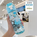 Miniatyrbild 10 av 11: Kawaii Sanrio Vattenflaska Kuromi Cinnamoroll Tecknad Anime Glas Kopp Ärm Leksaker