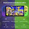 Miniatyrbillede 3 af 4: Controller til Nintendo Switch, Trådløs Controller med Dobbelt Vibration, Væk/Screenshot/Bevægelseskontrol