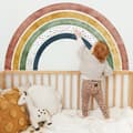 Bohemian style rainbow pattern wall sticker wall decoration for l