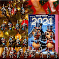 Miniatyrbillede 4 af 5: Adventskalender 2024 Jul 24 Dage Nedtælling 2D Akryl Dachshund Hund Hængende Ornament Blind Box Overraskelsesgave