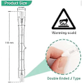 Miniatyrbilde 2 av 5: 5-pakning R7S Halogenlampe 118mm 100W 230V, R7S Halogenstav 118mm, R7S Halogenlampe Dimbar Halogenstavlampe