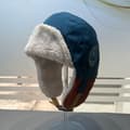 Vintermössa med skyddsglasögon - Tjockt foder, Öronlapps-bombermössa för skidåkning & cykling, Vindtät & Varm Blue 1 (cap Circumference 56-59cm)