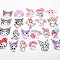 Miniatyrbillede 2 af 5: 22 stk. My Melody Kuromi påsy-/strygemærker, tegneserie DIY broderet applikationslapp til jakker, jeans, bukser, tøj{HH}
