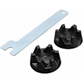 Miniatyrbillede 1 af 5: 2 stk. Mixer Gummi Kobling Gearkasse Kobling Med Afmonteringsværktøj Til Kitchenaid 9704230
