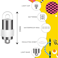 Miniatyrbillede 2 af 5: 30 stk. LED Ballon Lys, Vandtætte Mini LED Ballon Lys, Varm Hvid til Papirlanterne, Ballon{hh]