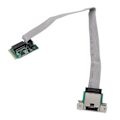 Miniatyrbillede 3 af 7: M.2 1000M Ethernet Netværkskort 10M/1G/100M Enkelt Port RJ45 M.2 AE til RTL8111H Gigabit Ethernet Kort til Desktop PC